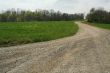 Country road and meadow.