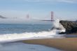 The Golden Gate Bridge in the Morning Fog