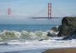 The Golden Gate Bridge in the Morning Fog