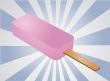 Strawberry popsicle