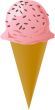 Fancy decorated ice cream
