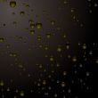 golden black bubble