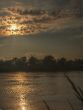sunset in Oka river