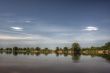 Morning above the river Oka