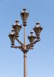 Street-lamp on a blue sky background