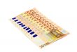 Euro banknotes