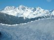austrian mountains at wintertime