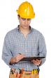 Young contruction worker