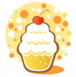 cupcake with cherry