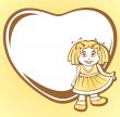 girl and heart