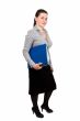 woman with folder