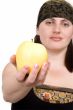 Apple close up