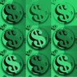 Green pop Dollar signs