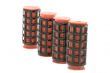 Red hair-rollers