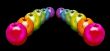 2 rows of Rainbow Apples
