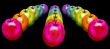 3 rows of Rainbow Apples
