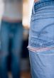 girl in old jeans