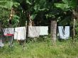 clothes drying outside