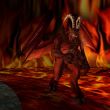Devil with Background