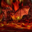 Devil with Background