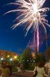 Peoples looking on festively firework
