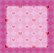 Pink Checkers & Hearts frame