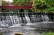 Waterfall on River Colne Marsden