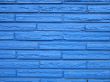 blue brick wall