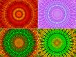 Beautiful abstract fractal flowers