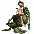 Tommy the Troll with Pet