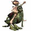Tommy the Troll with Pet