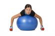 Girl exercising