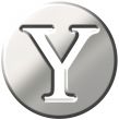 3D Steel Letter Y