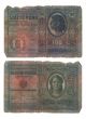 very old Hungarian banknote 1912