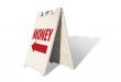 Money Tent Sign