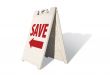 Save Tent Sign