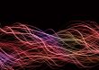 wave lines neon muddle