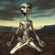 Alien with Background