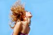 Flying hair