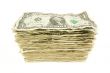 Pile of Crumpled Dollar Bills