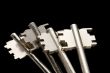 Key on black close up