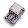 Accu battery charger on a white background