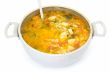 Dutch oven with soup