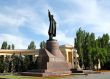 Russia. Volgograd. A monument to Lenin.