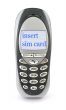 mobile phone with INSERT SIM CARD message