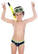 Child with diving mask