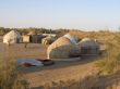 Yurt camp in Uzbekistan