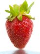 strawberry in water
