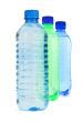 three bottles full of water