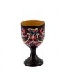 Souvenir of 19 centuries a wooden painted wine-glass